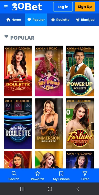 30bet casino Gameplay