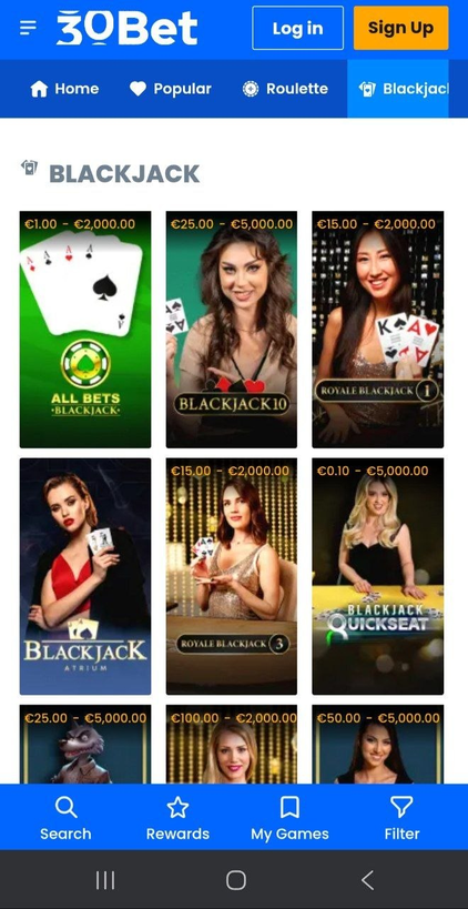 30bet casino Gameplay