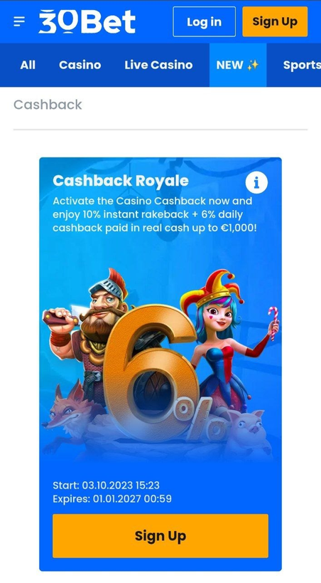 30bet casino Gameplay